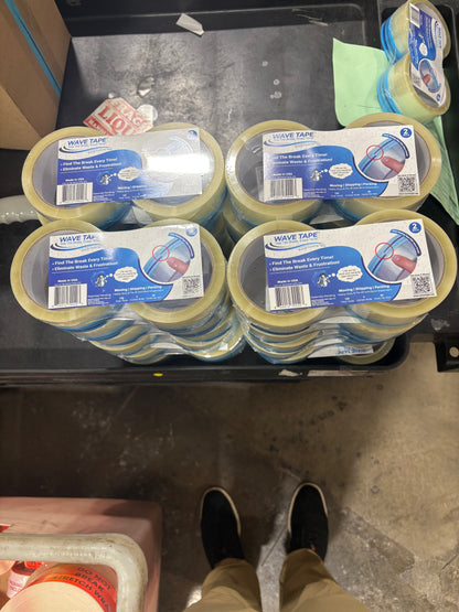 Wave Tape™ Easy End-Find Heavy Duty Packing Tape